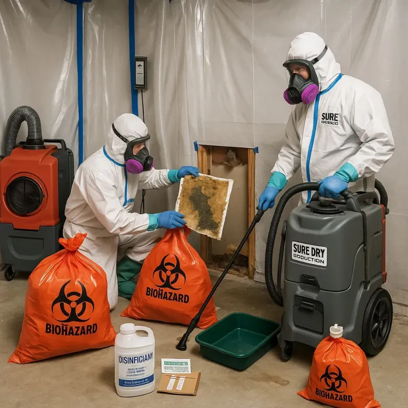 Contaminated Water Handling Protocols process in Tyndall, SD